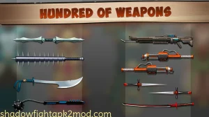 shadow fight 2 hundred of weapons